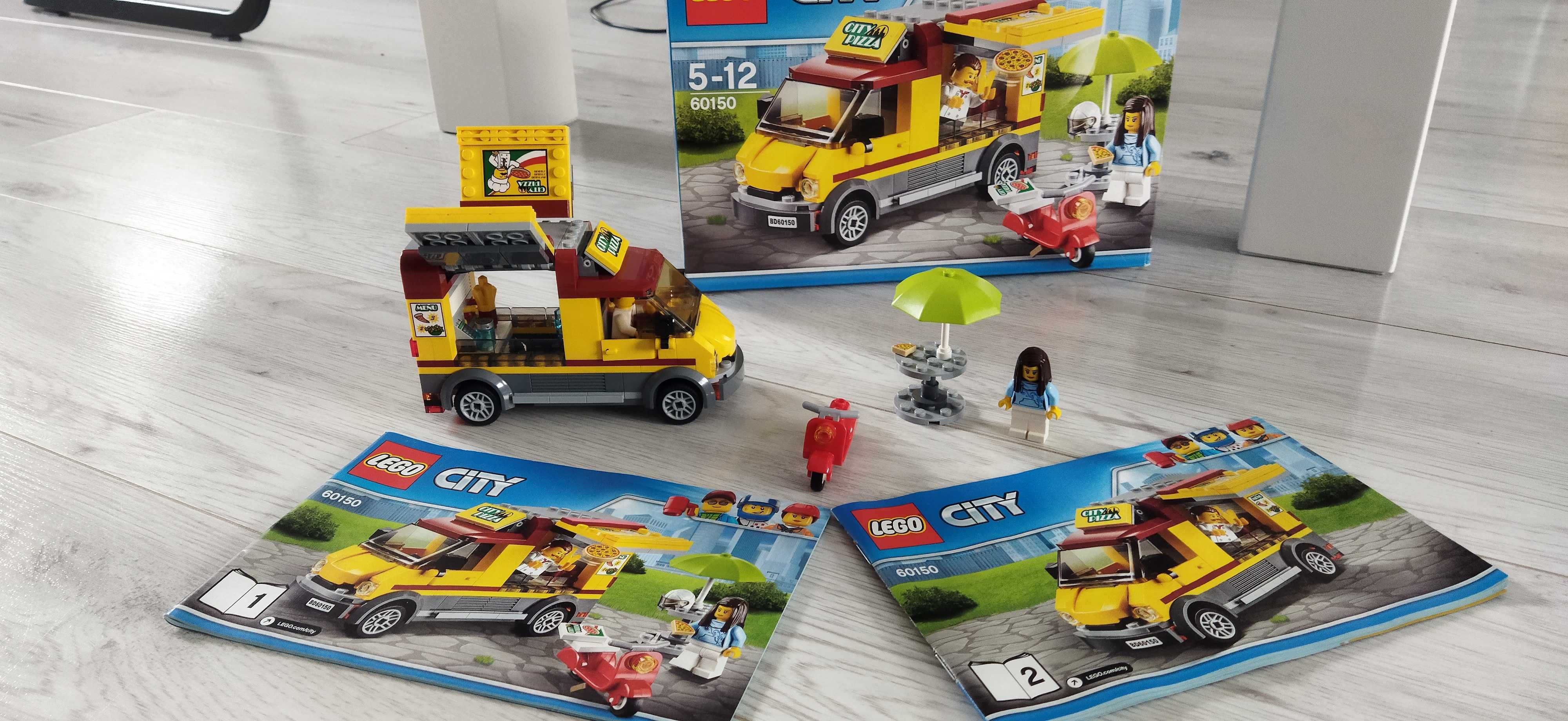 LEGO City 60150 Foodtruck Z Pizzą + instrukcja + opakowanie