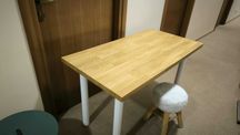 Biurko Ikea Karlby fornirowane