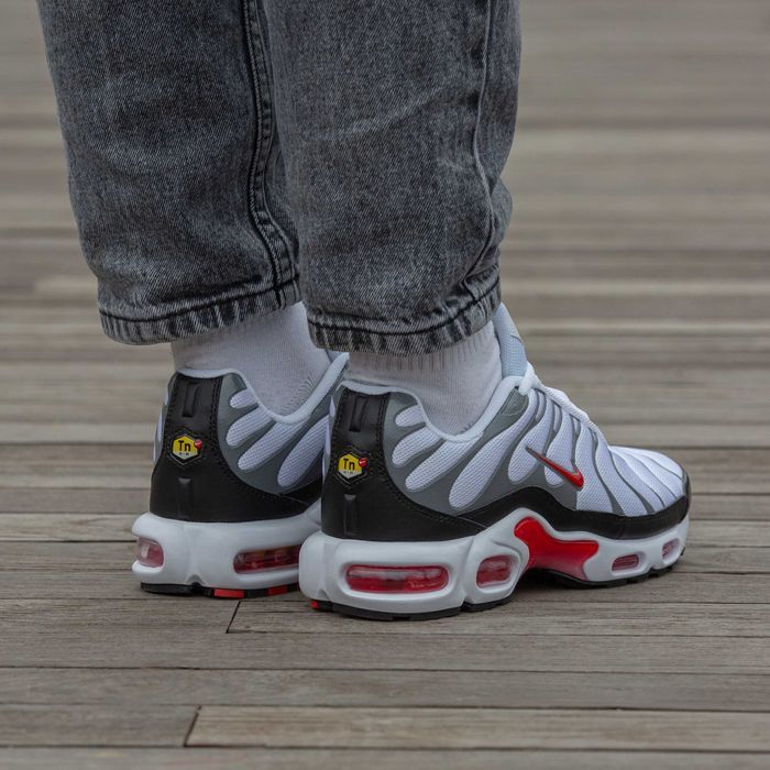Кросівки Nike Air Max TN Plus Grey/Red/White premium