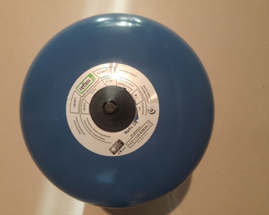 Naczynie przeponowe Reflex Refix DE 8l