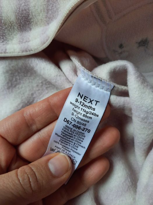 Флісовий чоловічок next 9-12м.