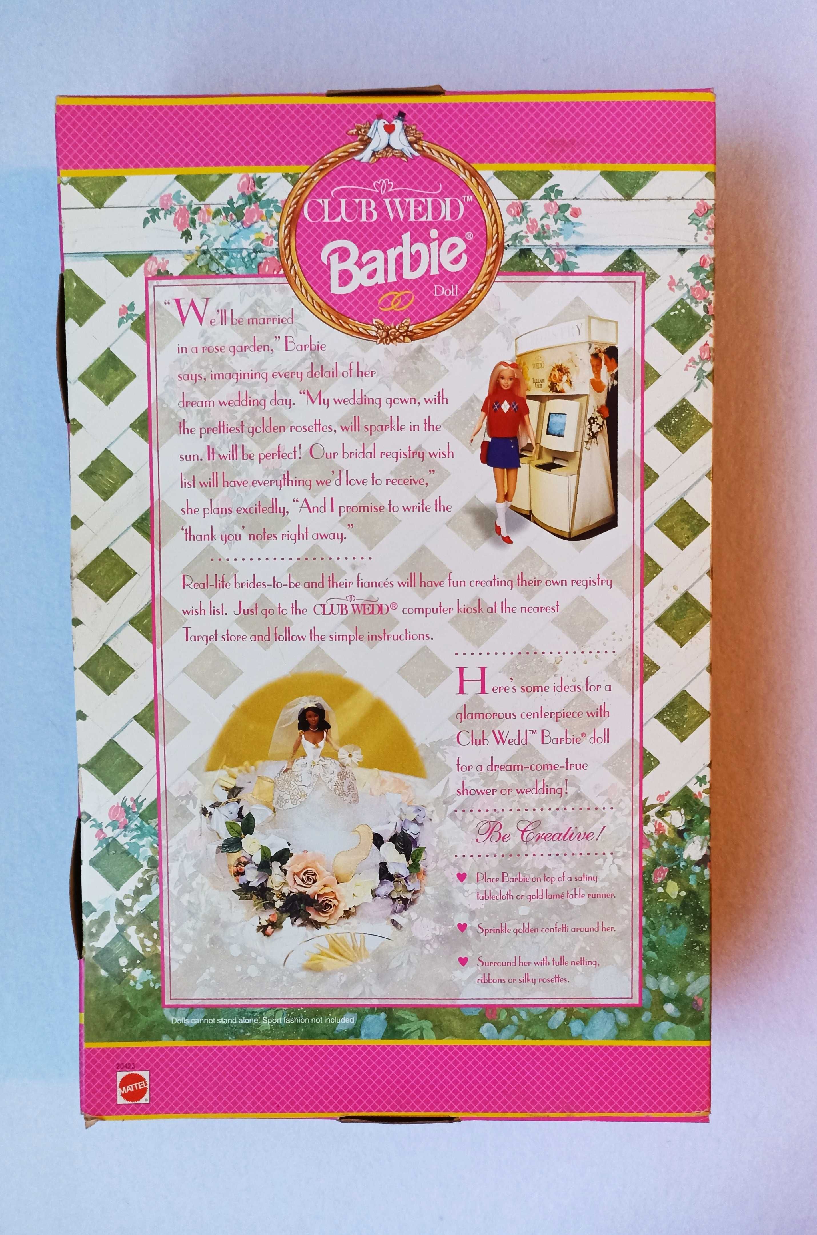 Barbie Club Wedd Brunette, Ano 1996