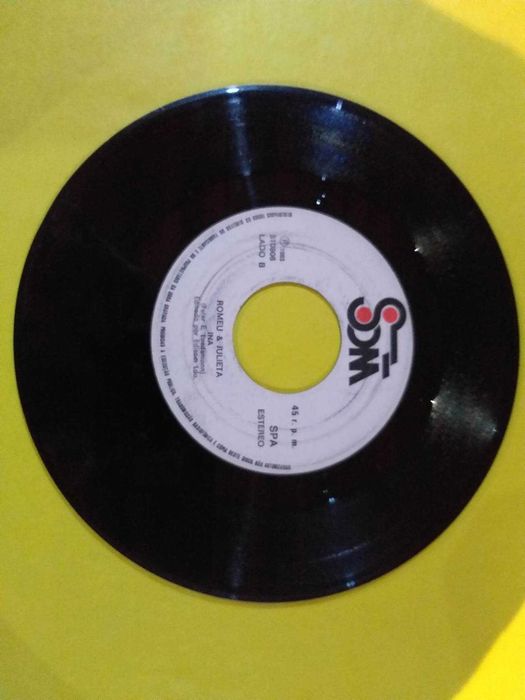 Single Vinil Romeu & Julieta- Quando o coração chora