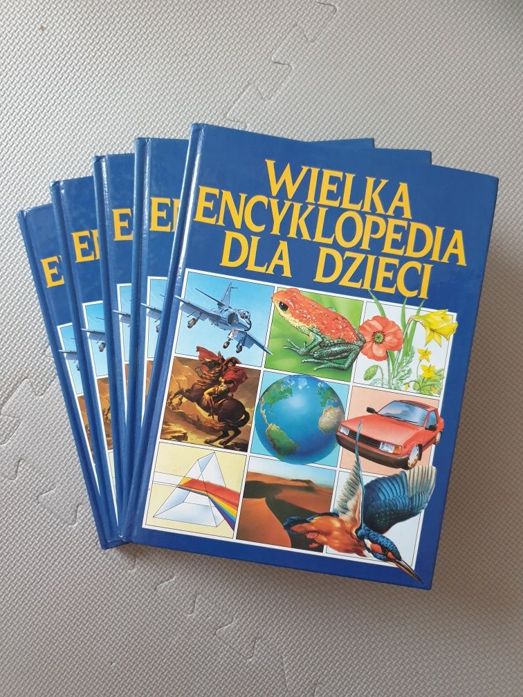 Wielka Encyklopedia dla dzieci wyd. Muza wydanie III 5 tomów