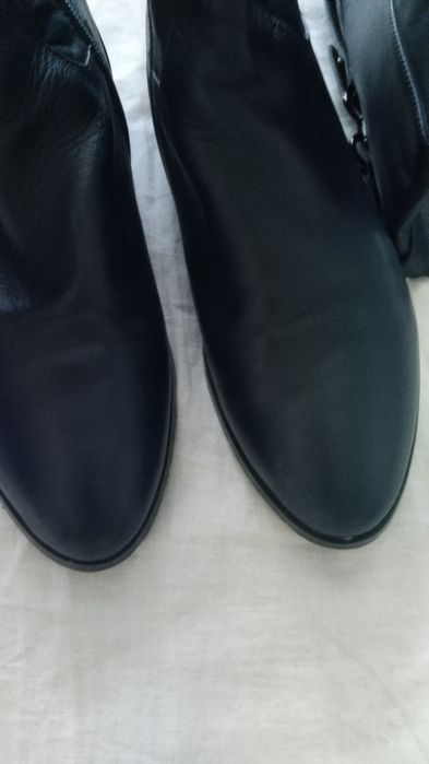 Сапоги ботфорты 39р натуральная кожа