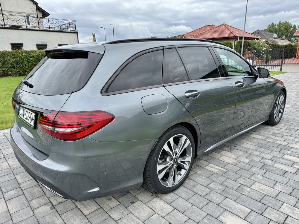 Mercedes-Benz AMG W205 C220D 194KM 2019r. Przebieg:57 tys. SPROWADZONY
