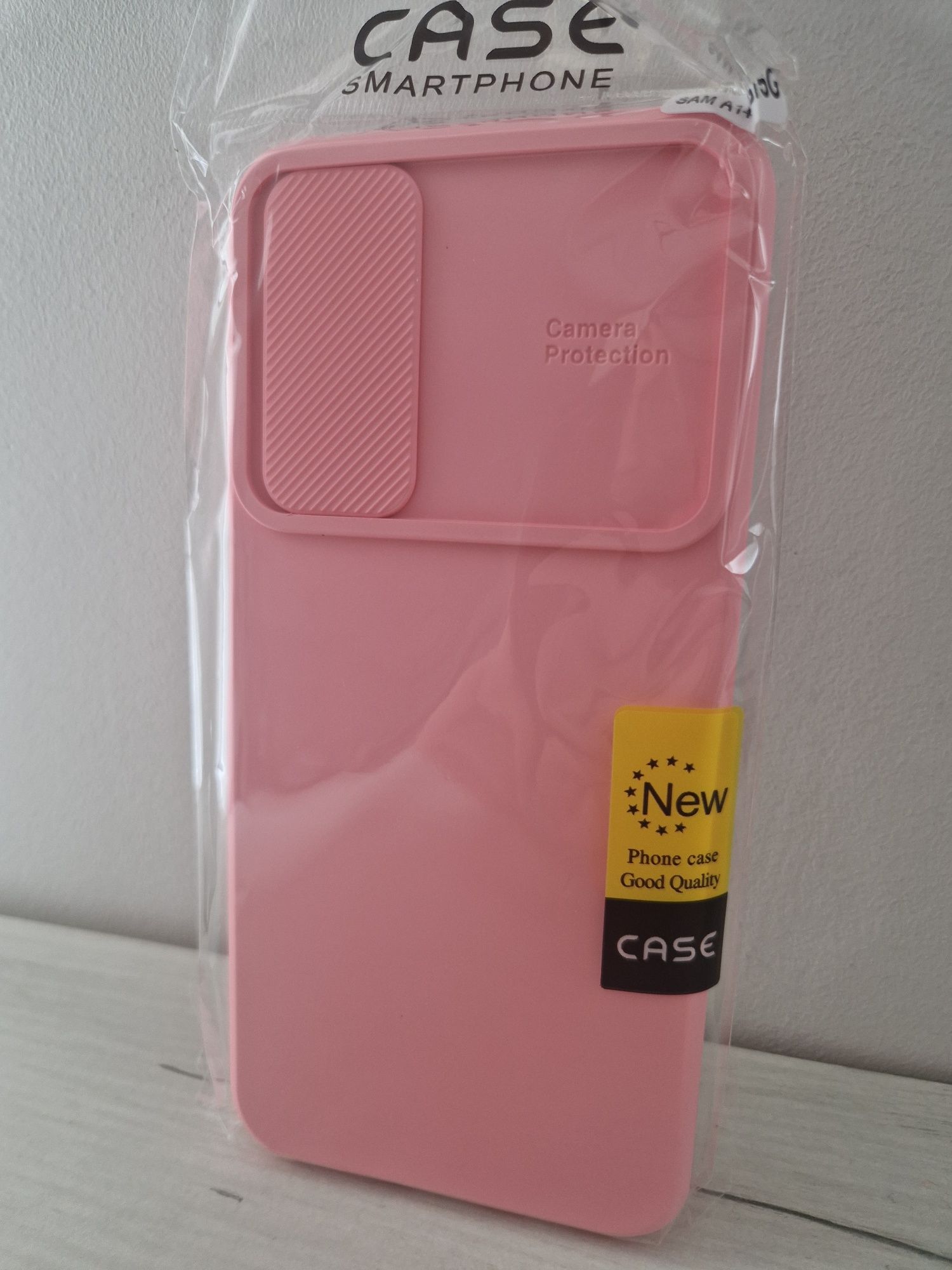 Camshield Soft do Samsung Galaxy A14 4G/5G Jasnoróżowy