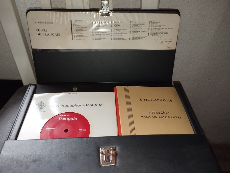 Linguaphone francês com vinil