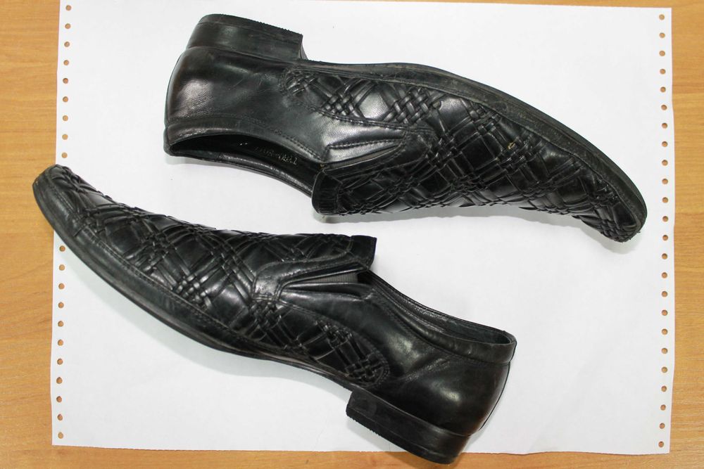 Чоловічі  туфлі, мокасіни з натур шкіри імпортні, легкі  р.41