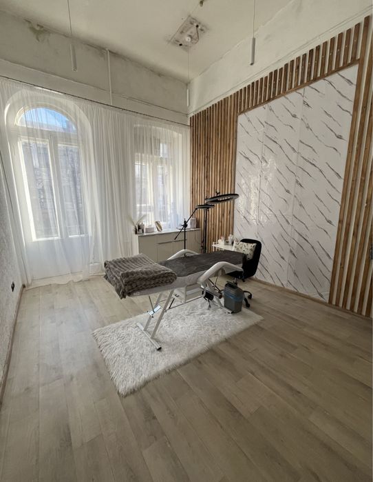 Штора тюль бамбук белый 7х3.2 м