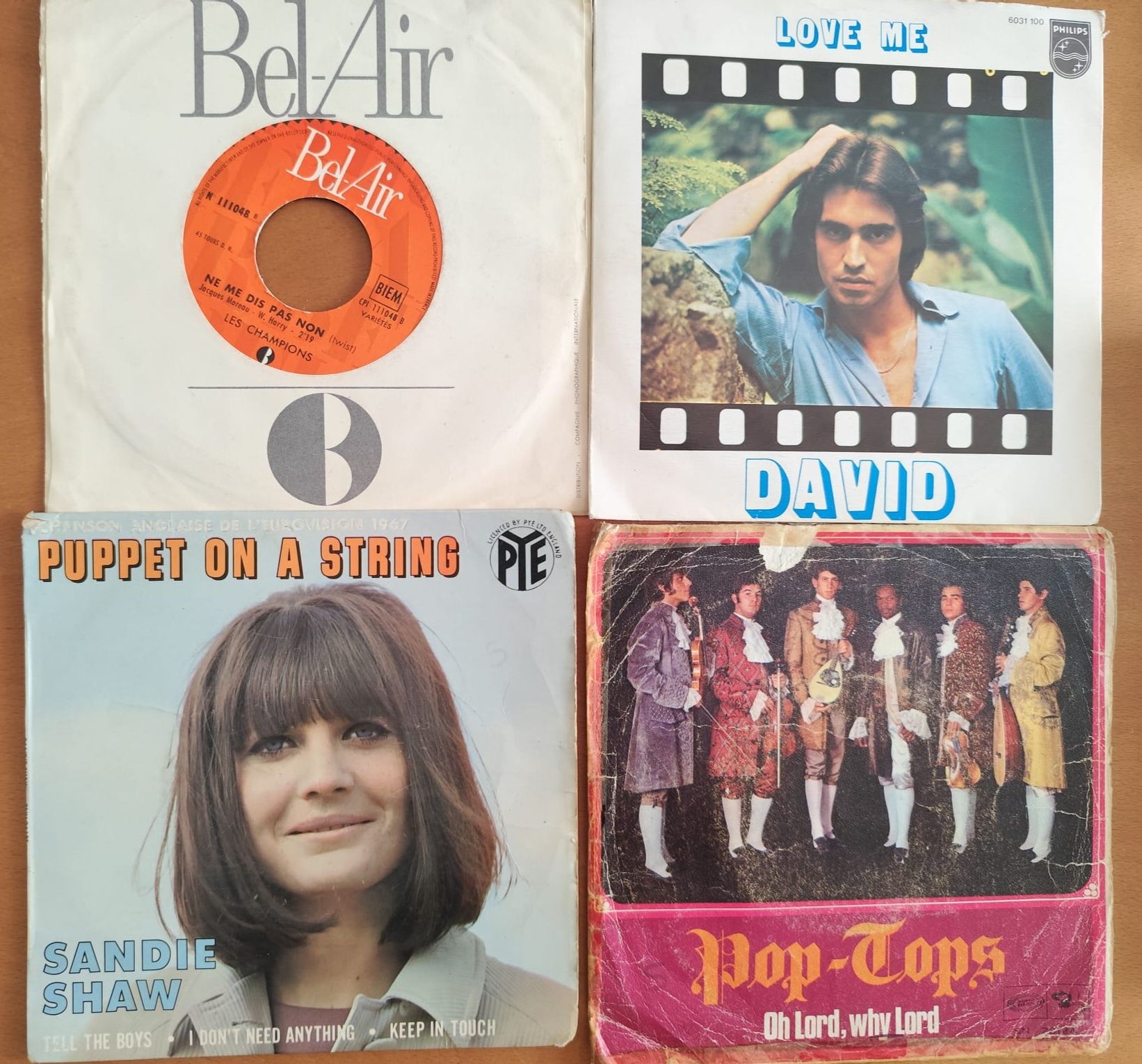 Discos de vinil antigos-música variada