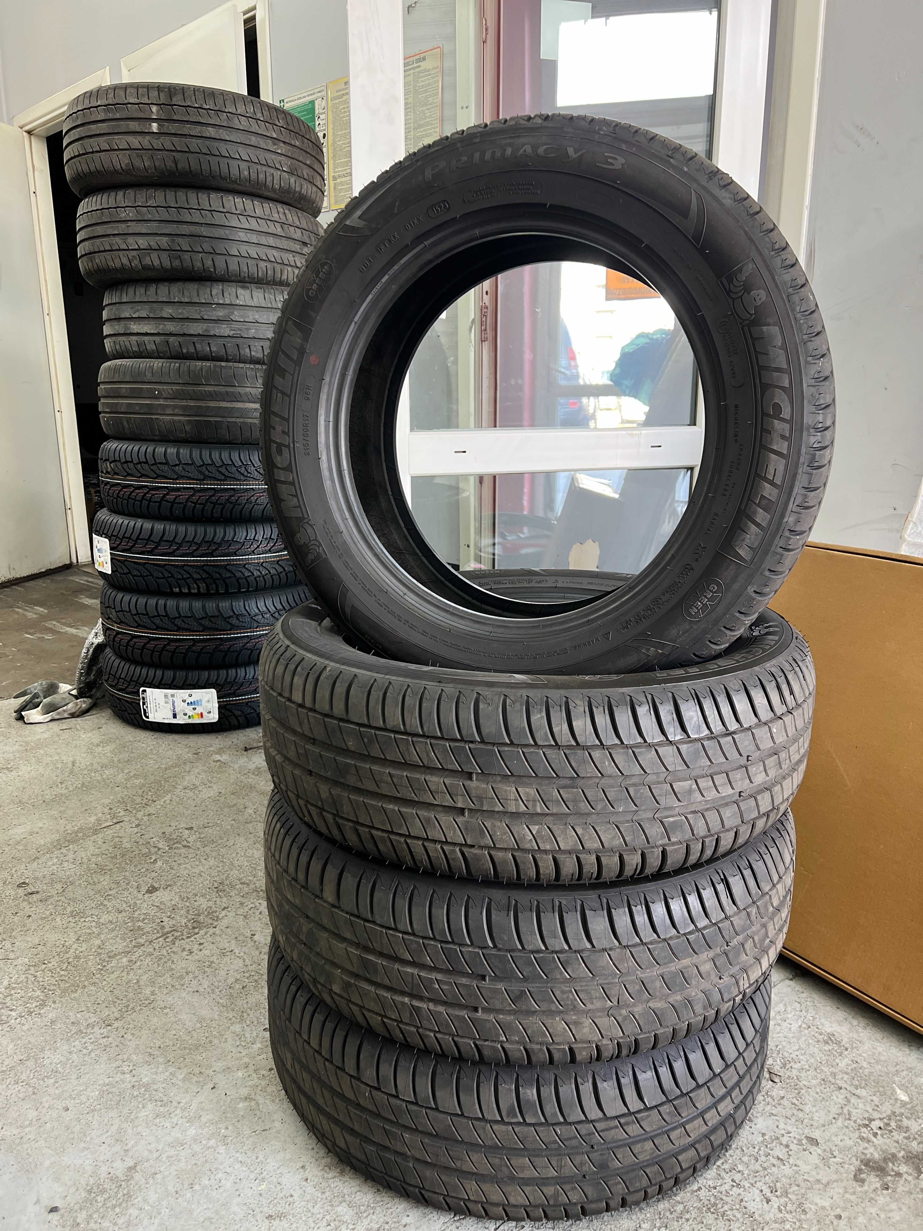 4 NOWE (DEMO) opony LATO - 215/60 R17 Michelin / Continental / Dunlop