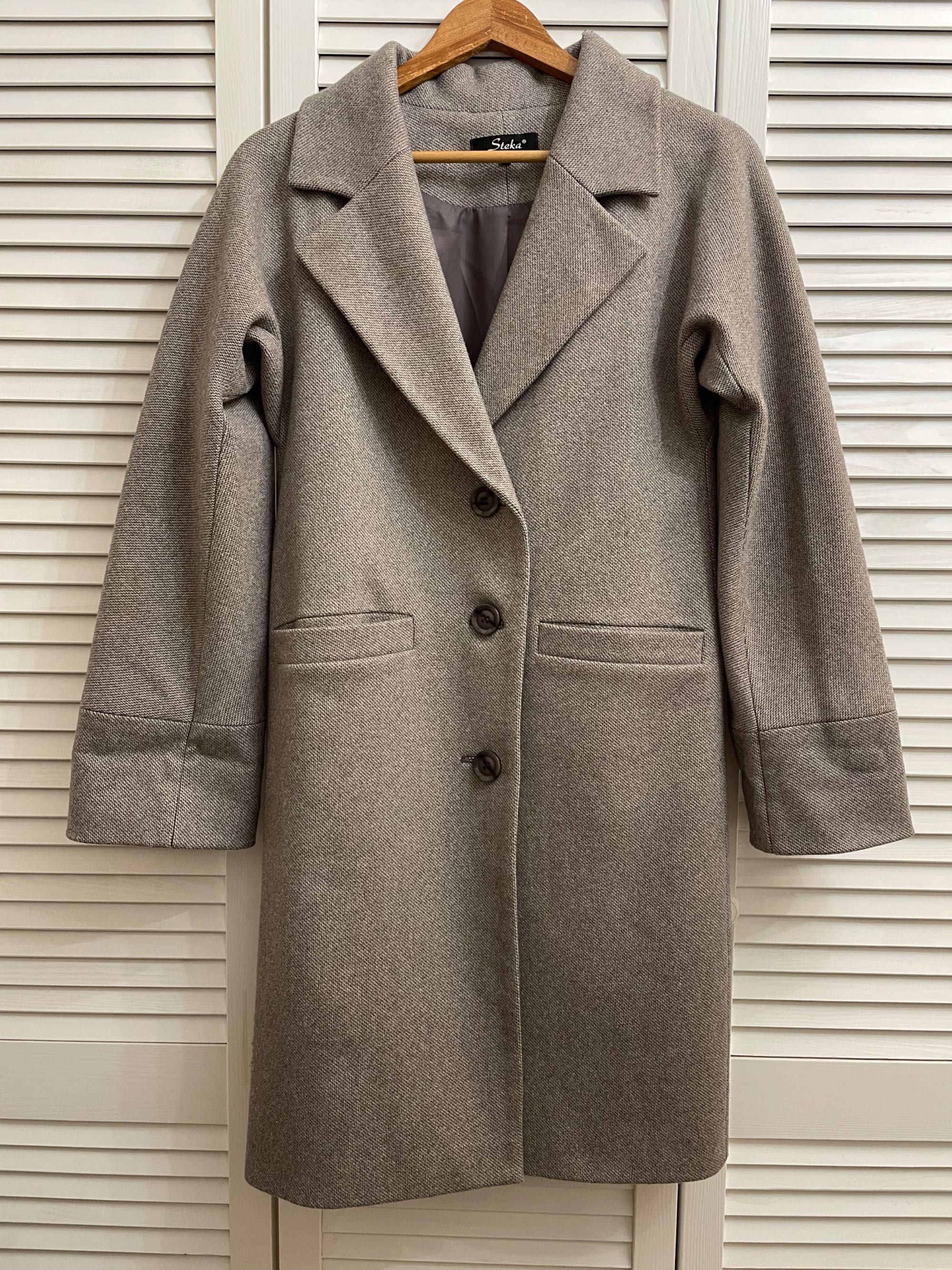 Женское пальто с шерсти 42 размер