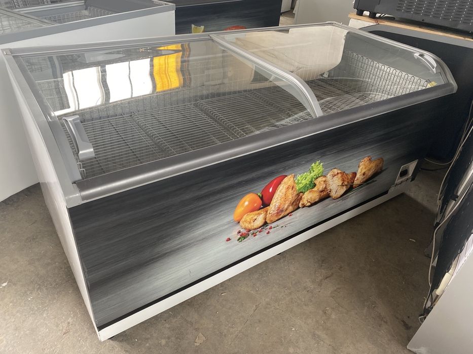 Холодильні вітрини та морозильні ларі Juka нові та бу