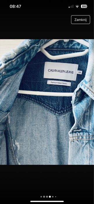 Kurtka Jeansowa Calvin Klein XS