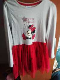 Sukienka dla dziewczynki Disney Mickey rozmiar 122/128