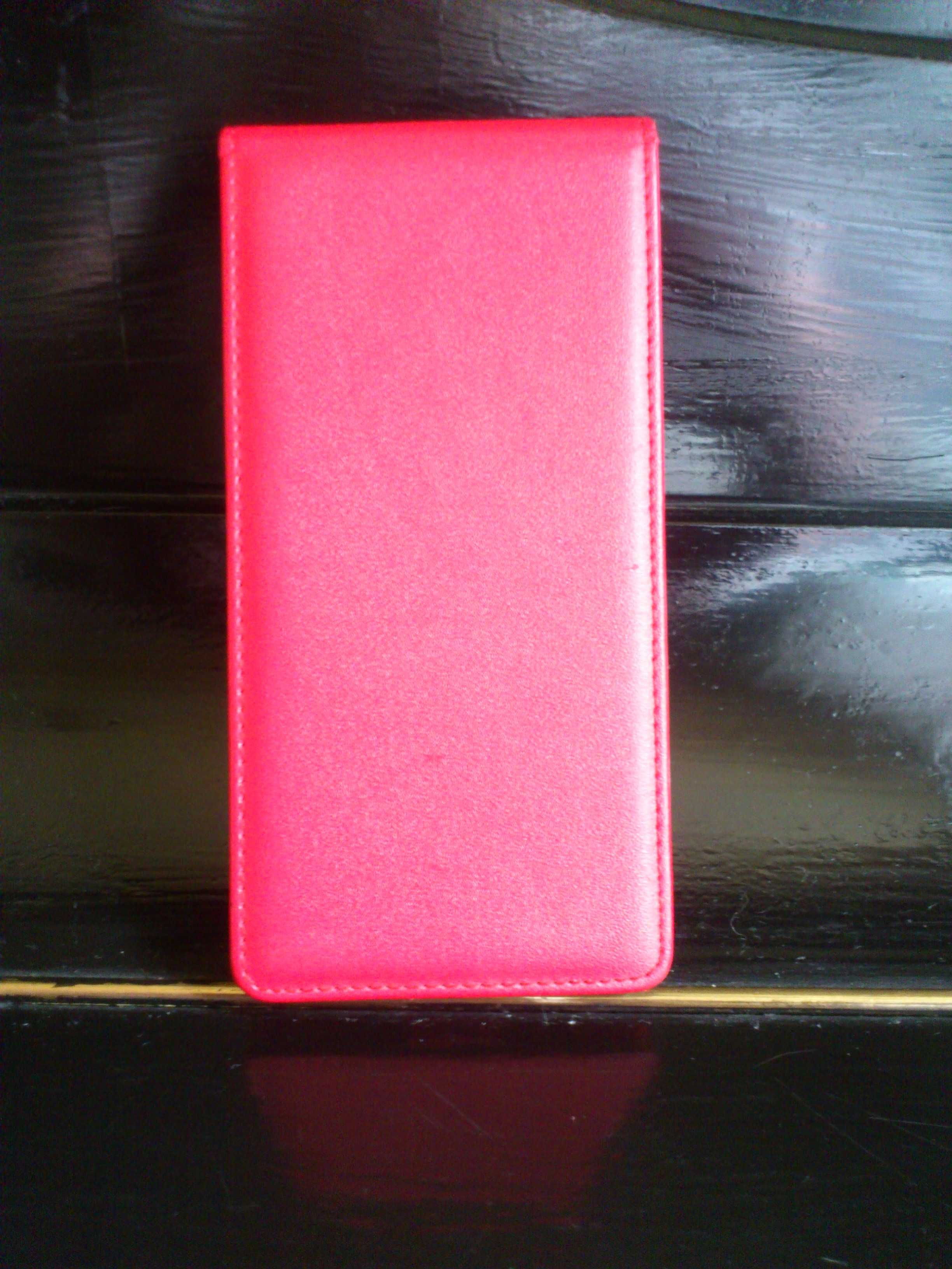 Etui Na Telefon Eko Skóra + Silikon (Zestaw 2 Sztuk) 14x7 cm