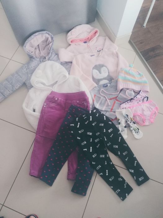 Paczka ubranek dla dziewczynki 86/92