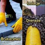 Prace Brukarskie, Ukladanie kostki brukowej, Izolacja Fundamentów
