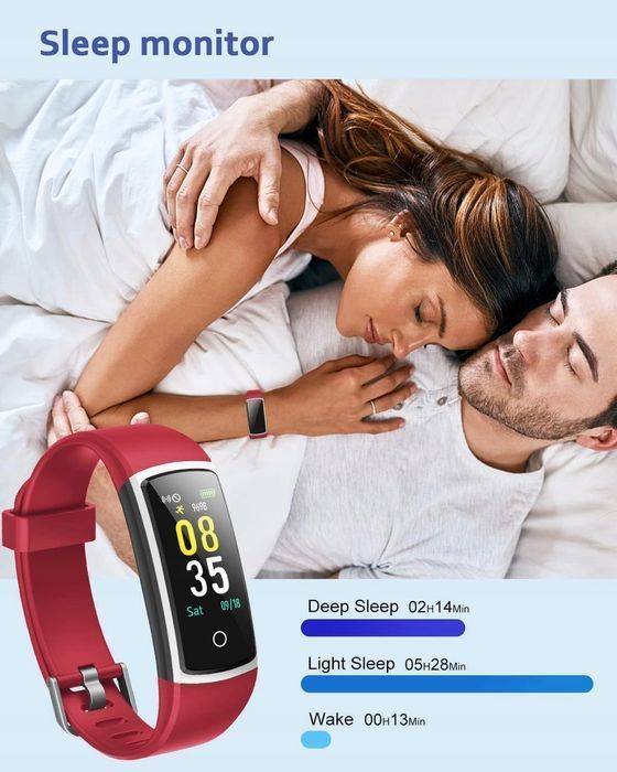 ASIAMENG Zegarek do fitnessu