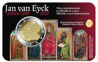 Coincard 2 Euro Bélgica 2020 Jan Van Eyck