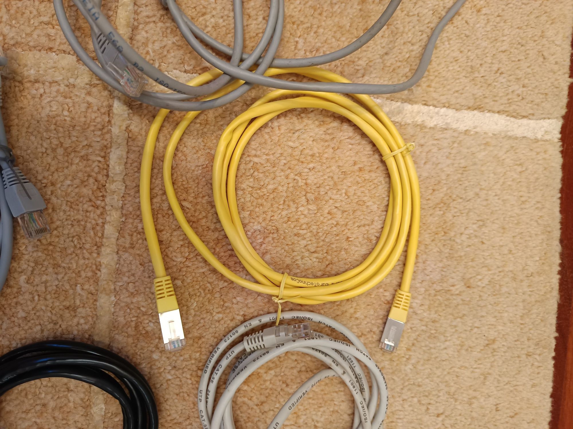 Conjunto de 5 cabos para computador