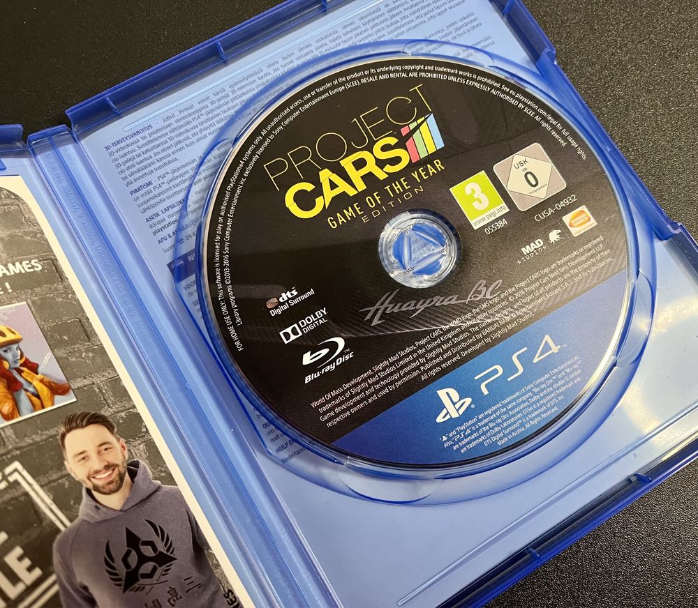 Продам диск для PS4 Project Cars Game Of The Year Edition