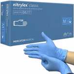 Rękawiczki Mercator Medical Nitrylex Classic R. M Niebieskie 100 Sztuk