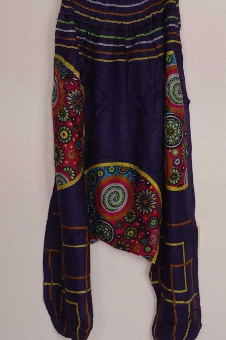 штаны Афгани, алибаба, алладины 110см широкие бедра 140см