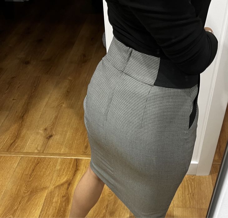 Spódniczka pepitka s Orsay