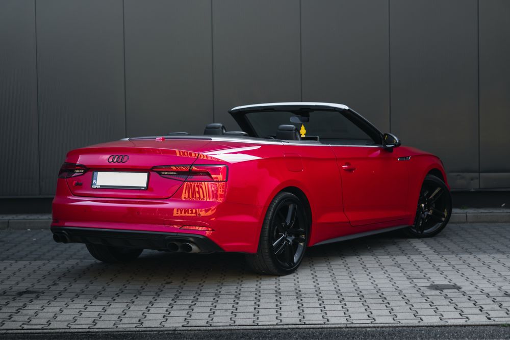 Wynajem AUDI S5 CABRIO Wypożyczalnia aut sportowych KABRIOLET zgl