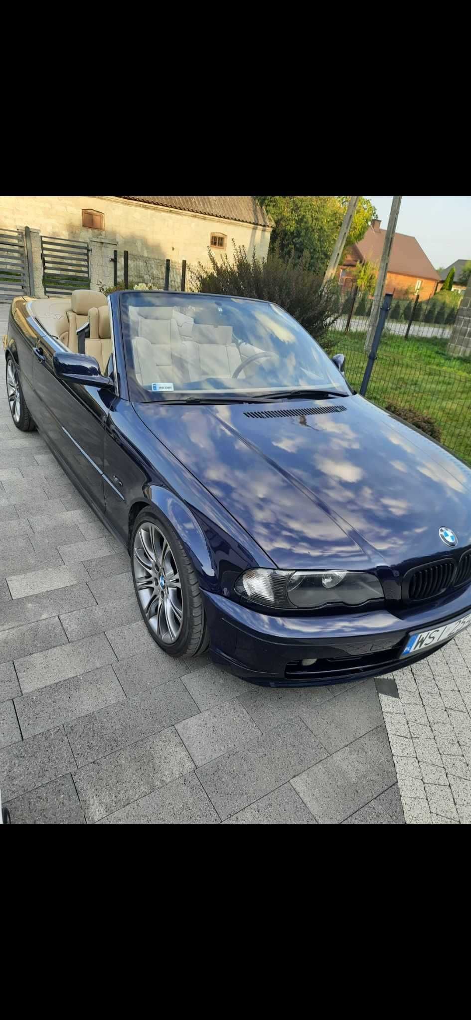 BMW e46 cabrio, 2,5  benzyna, odrestaurowana, stan super