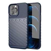 Etui Thunder Case Elastyczne Pancerne do iPhone 13 Pro Max niebieski