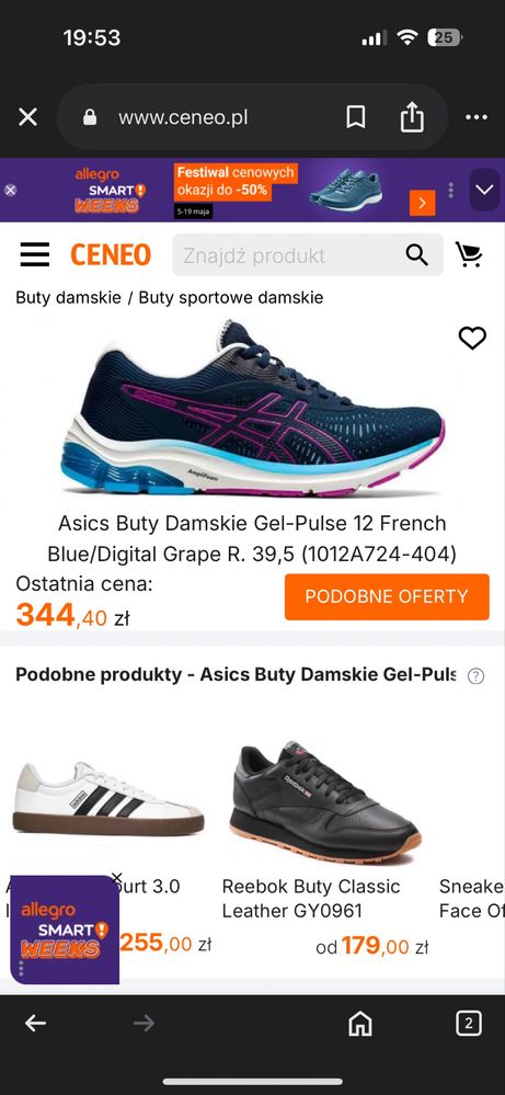 Buty sportowe Asics