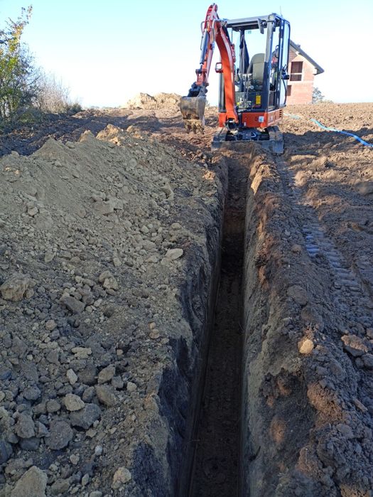 "Koparka Busko" "Minikoparka Busko" Usługi koparką Busko. Przewody
