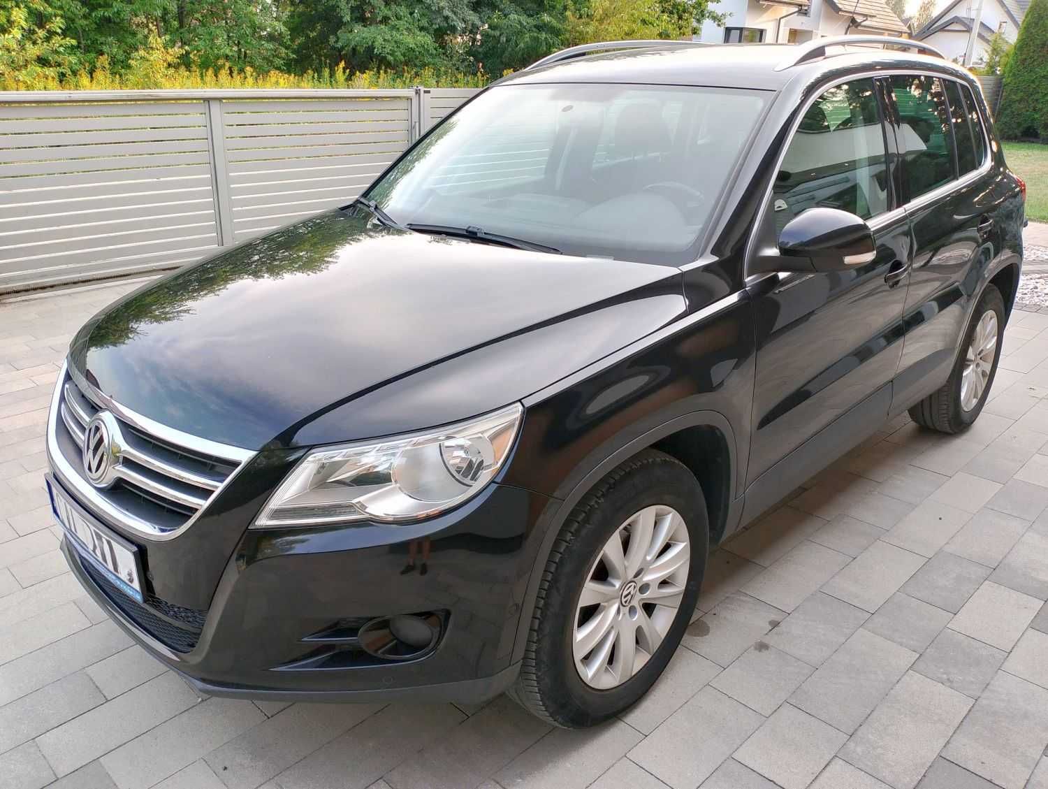VW TIGUAN 2.0 TDI CR 140KM 2009 Automat 4x4 Klima Czujniki Hak Zamiana