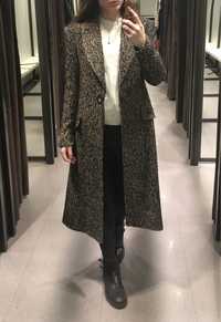 Пальто Zara в «ялинку» XS