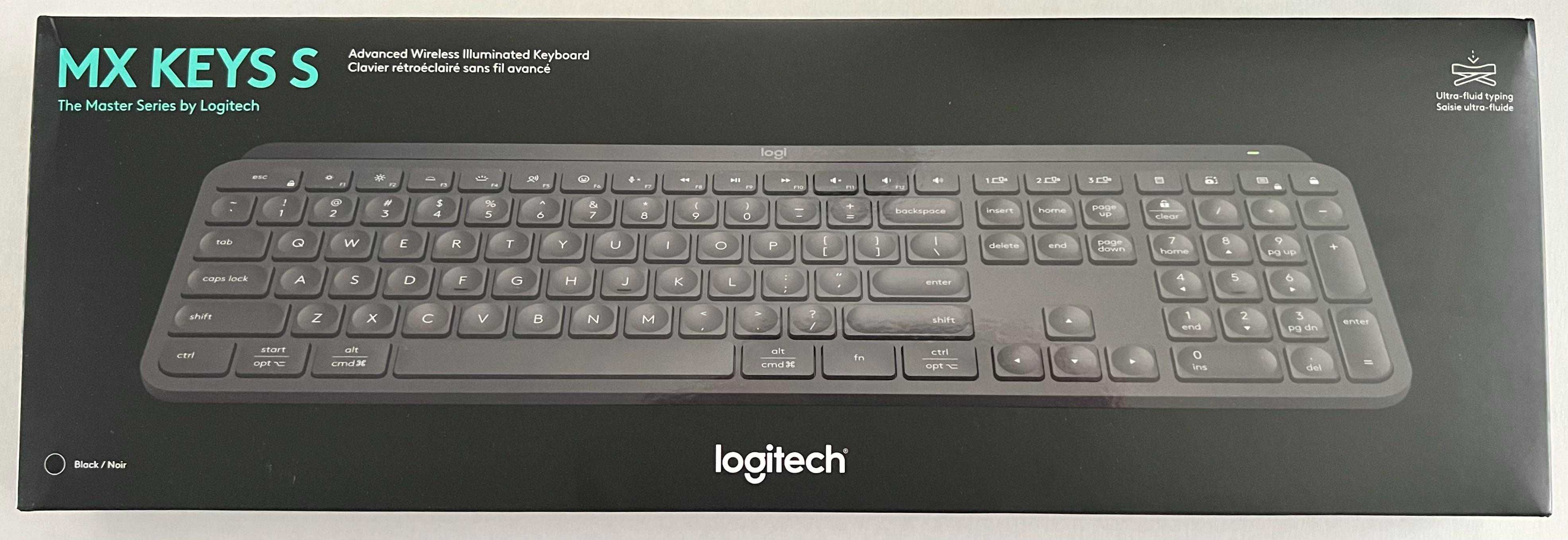 Teclado Logitech MX Keys Graphite com garantia de 1 ano (Layout PT)
