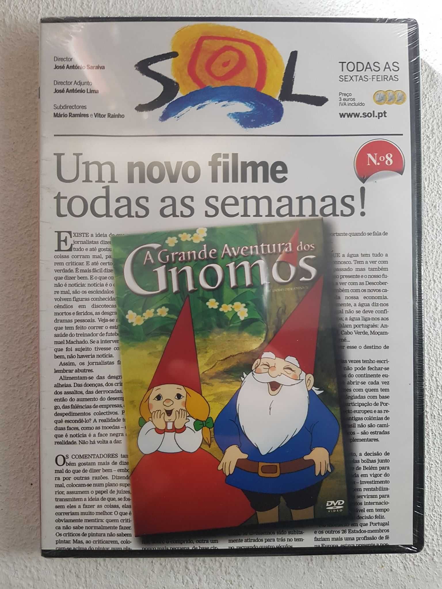 A Grande Aventura dos Gnomos - DVD - Selado