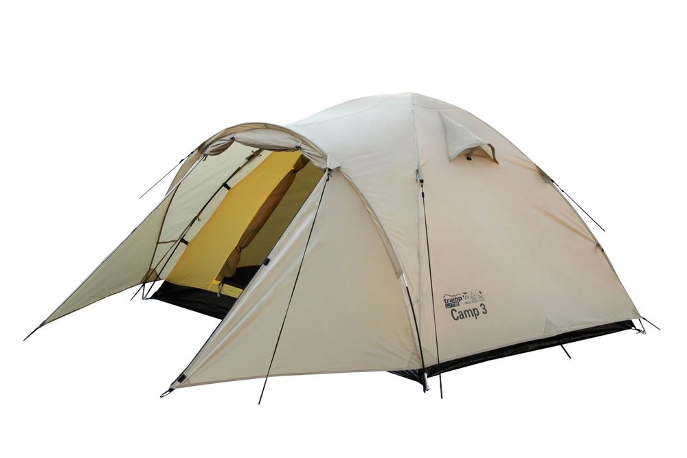 Палатка на троих для путешествий, трёхместная палатка Tramp 3, палатка