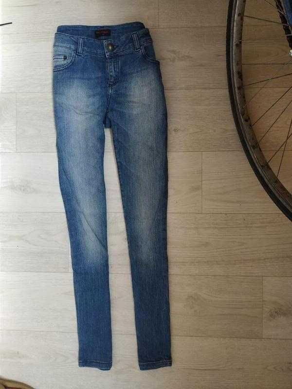 красиві стильні джинси скінні градієнт котон легкі
