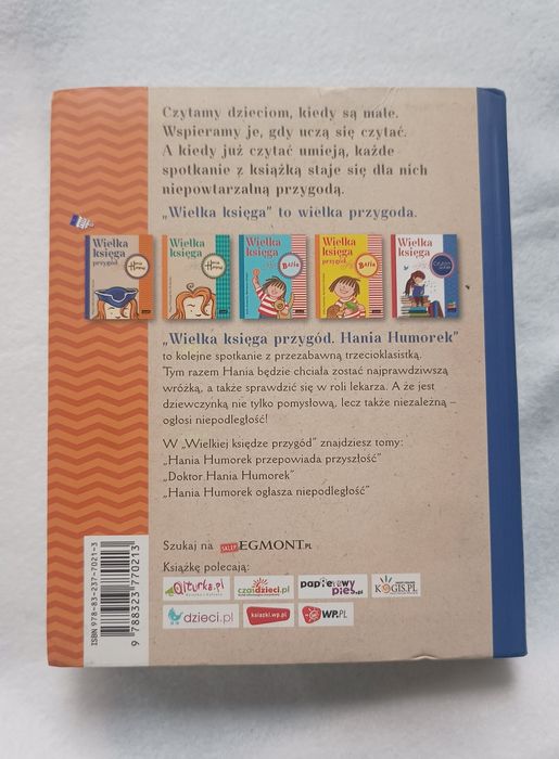 Książka dla dzieci, Wielka księga przygód Hania Humorek