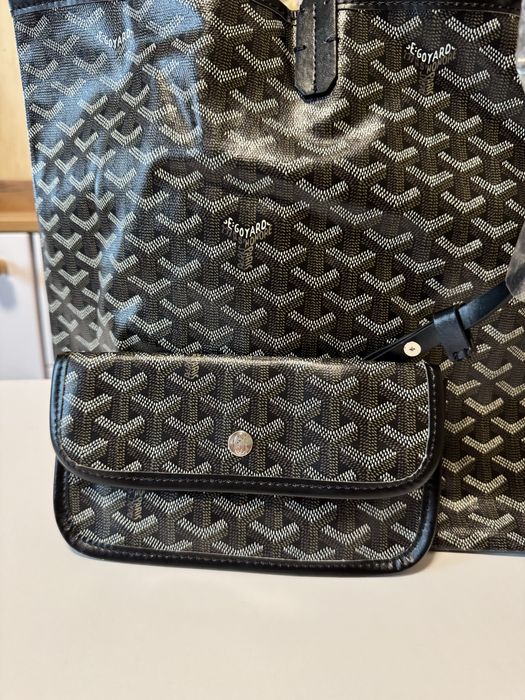Сумка шопер Goyard в чорному кольорі М
