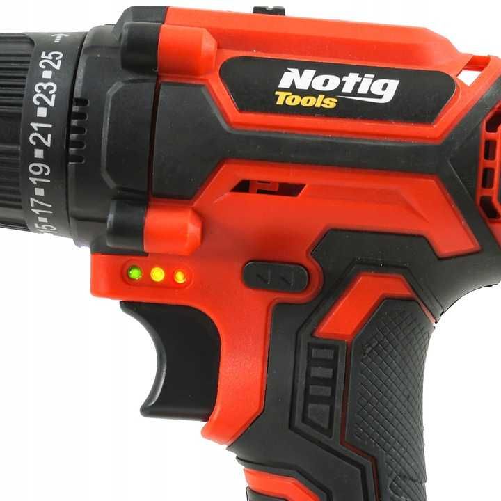 WIERTARKO WKRĘTARKA akumulatorowa 12V Li-Lon 2xaku Notig