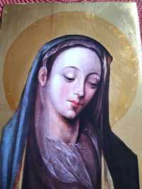 Ikona obraz Matka Boska Cierpliwie Słuchająca Rokitno Maryja
