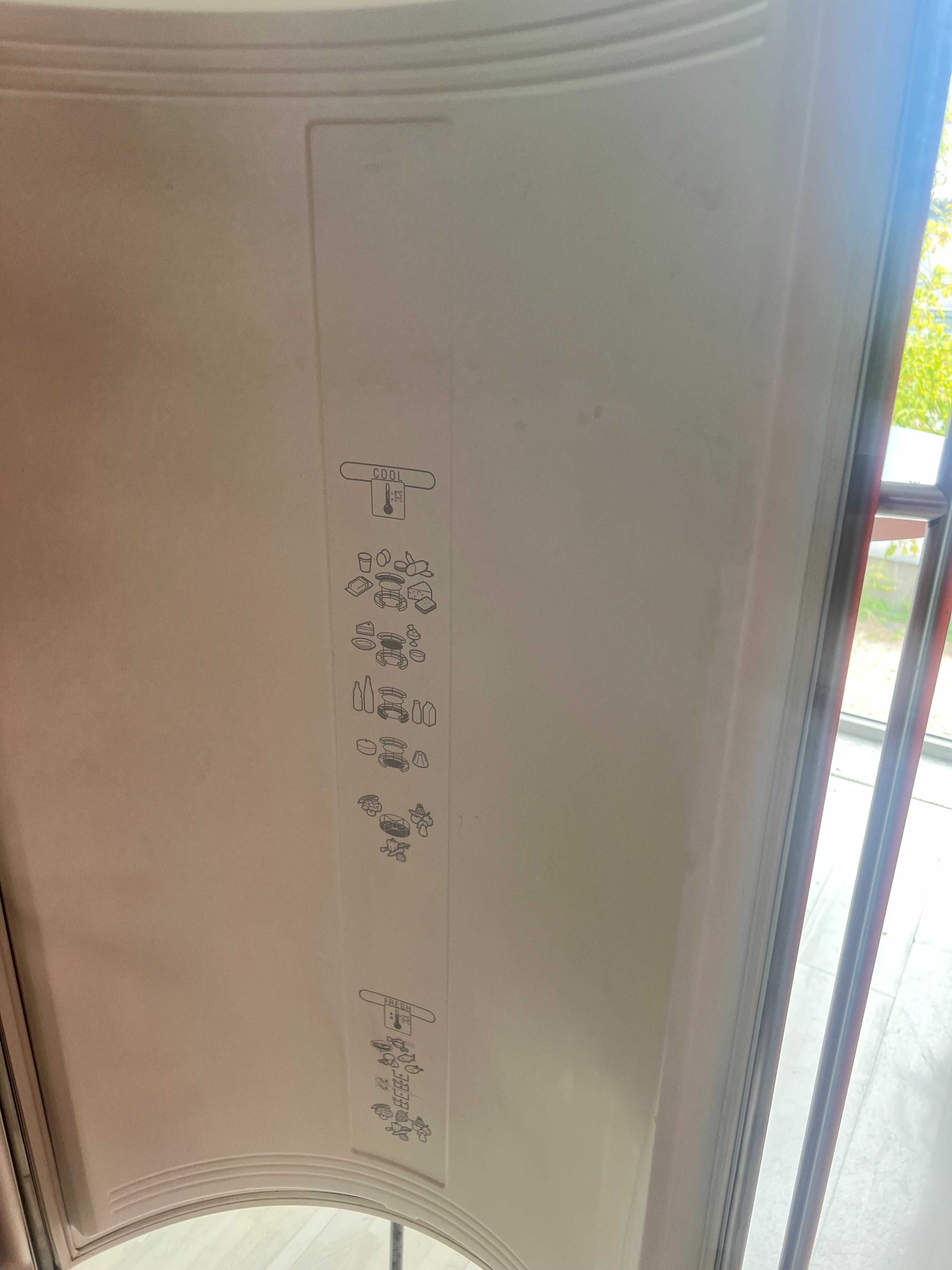 Lodówka ATAG  - duża srebrna