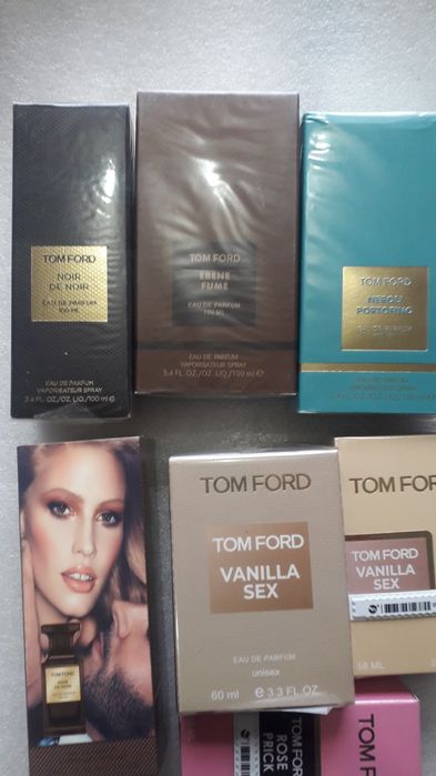 Tom Ford Noir de Noir.Neroli Portofino.Ebene Fume.Vanilla Sex.100ml.