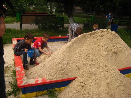 Для детей песок в песочницу