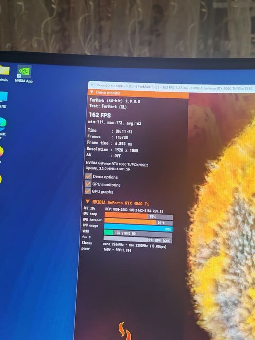 Продам ПК i5-12400F, RTX4060 TI, 32 Gb DDR4