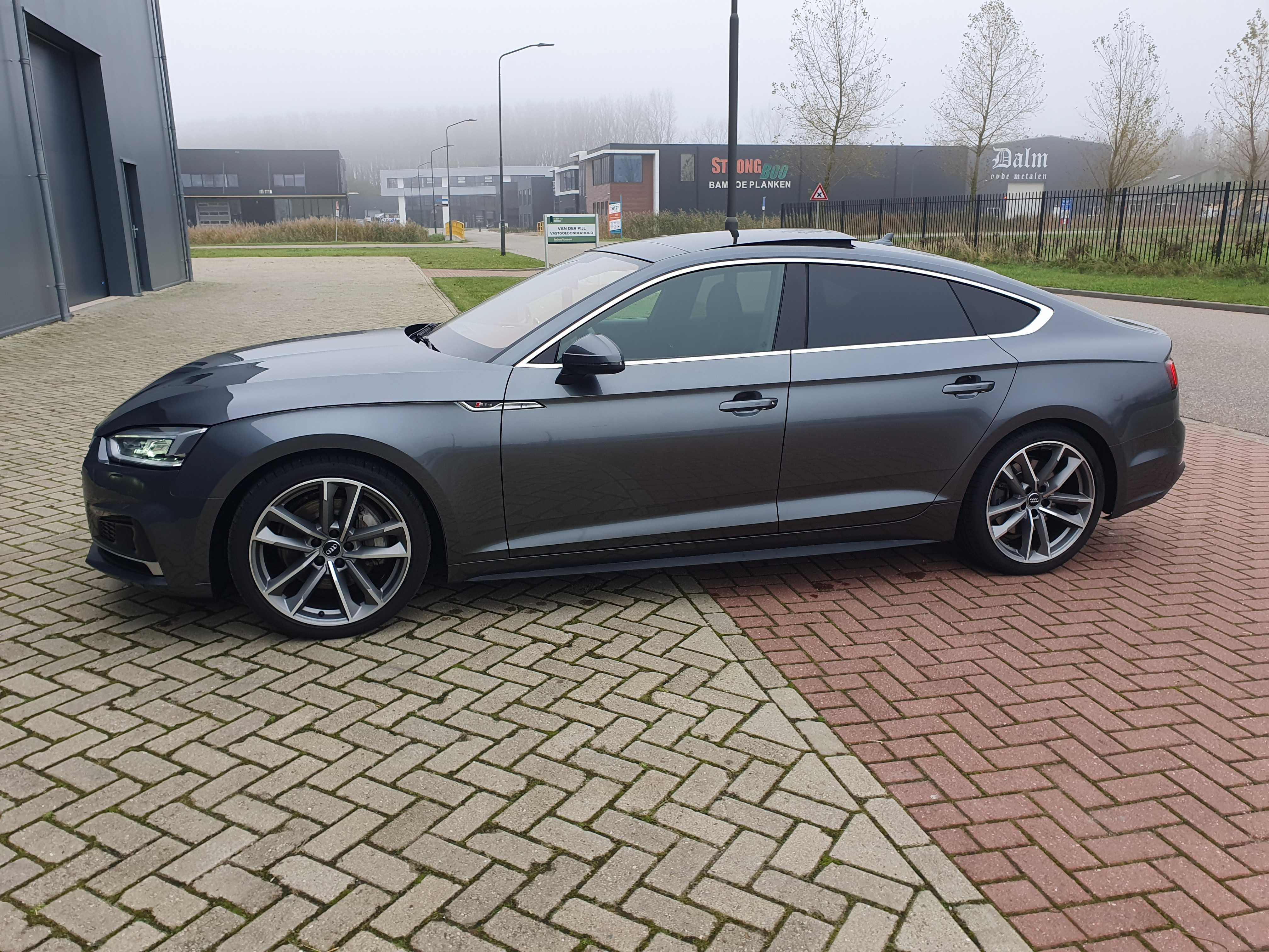 Audi A5 F5 Quattro_Daytona Grey_S-line_2018r_B&O_CompSport 317KM_484NM